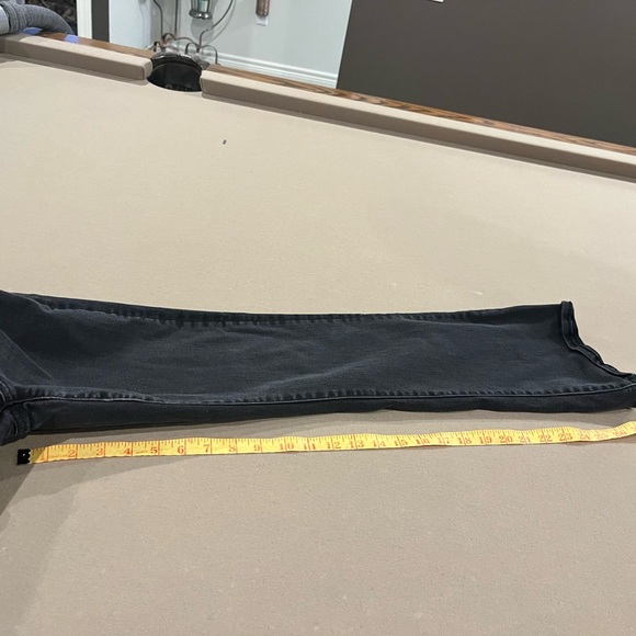 American Eagle highest rise flare button fly next level stretch black 6 - Picture 3 of 9